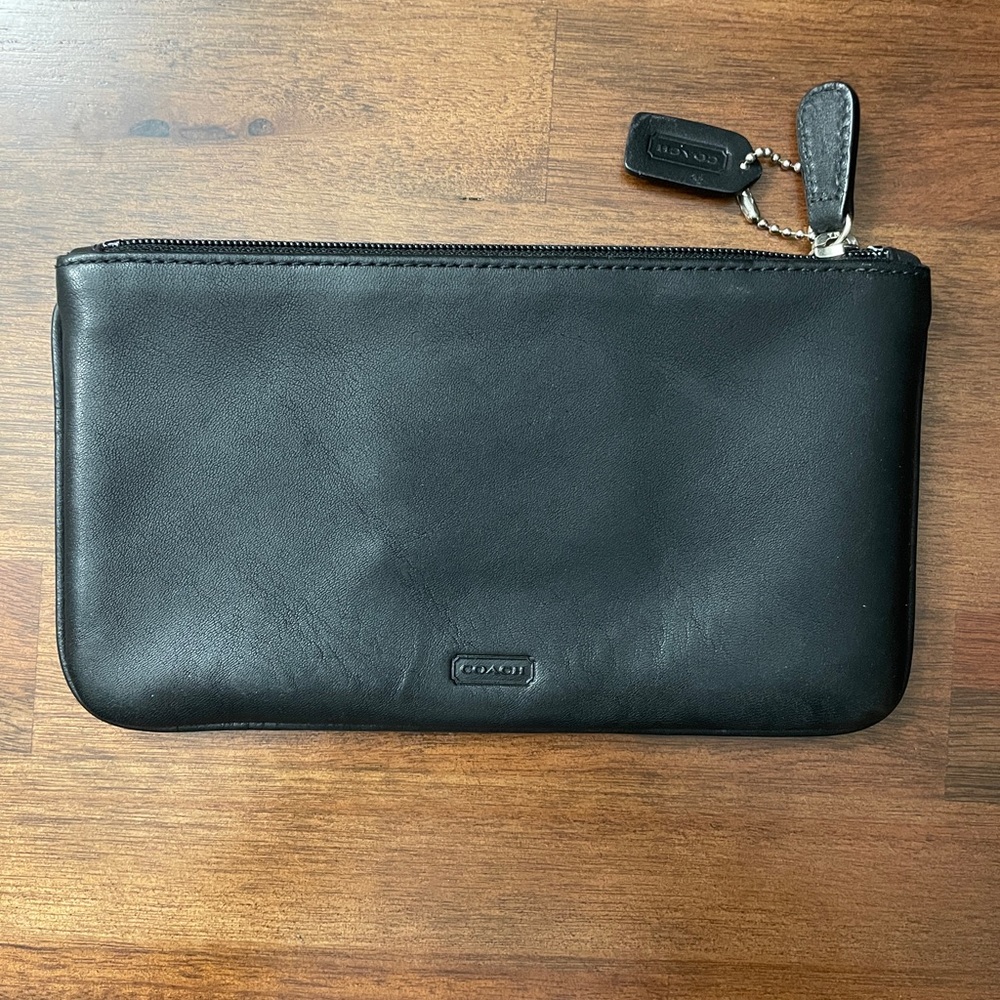 Vintage Coach Cosmetic Skinny Pouch